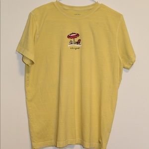 yellow Life is good tee-shirt!